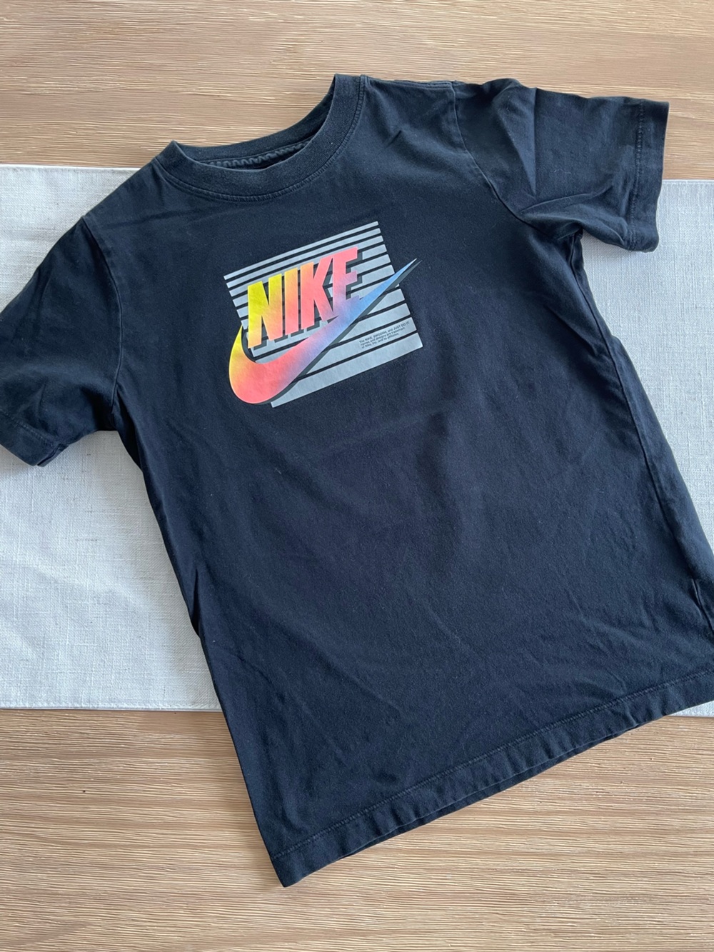 Nike Black Tee, Youth Medium
